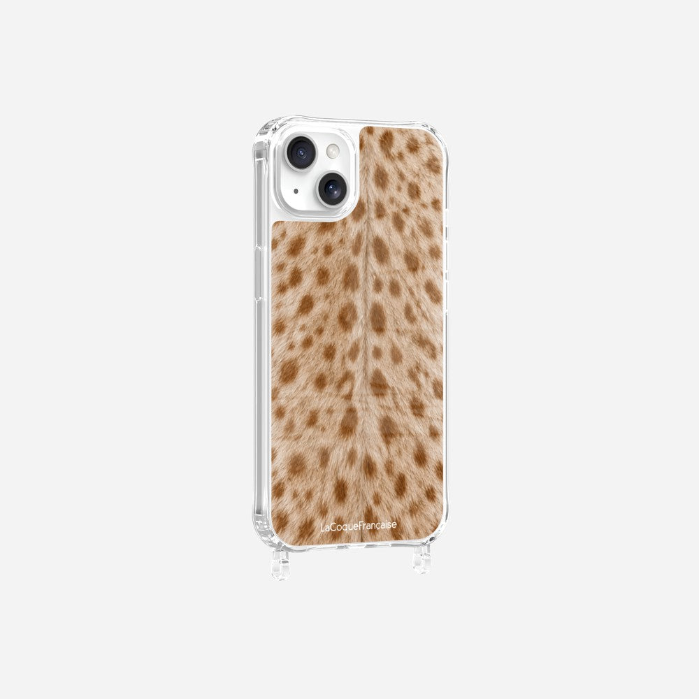 Coque Anneaux Imprimee Tachete Beige - 11