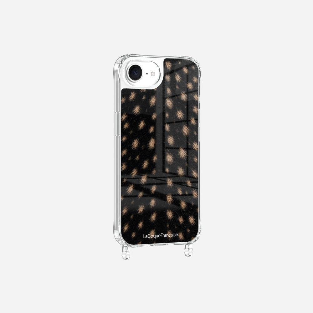 Coque Anneaux Imprimee Tachete Noir - 2