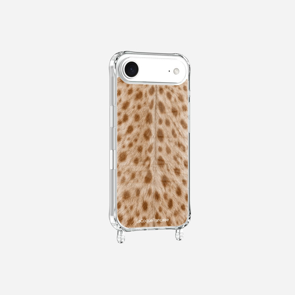 Coque Anneaux Imprimee Tachete Beige - 4
