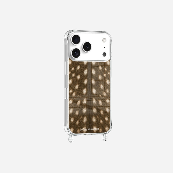 Coque Anneaux Imprimee Tachete Kaki