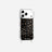 Coque Anneaux Imprimee Tachete Noir