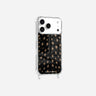 Coque Anneaux Imprimee Tachete Noir - 22