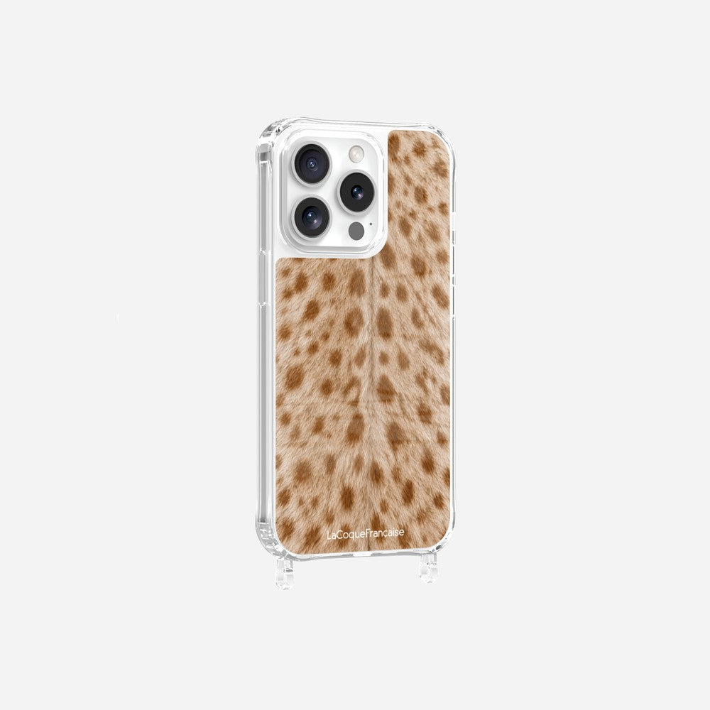 Coque Anneaux Imprimee Tachete Beige - 14