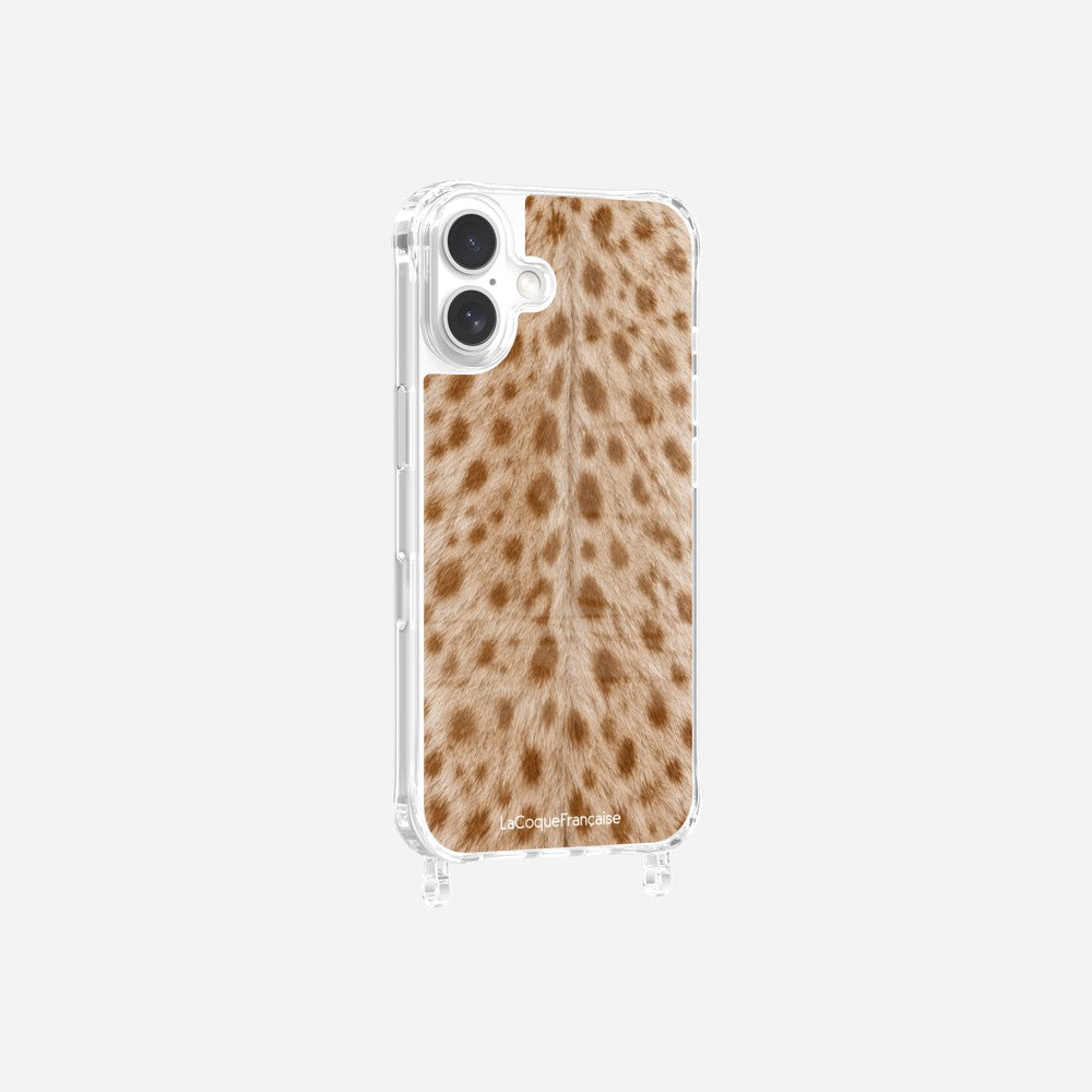 Coque Anneaux Imprimee Tachete Beige - 8
