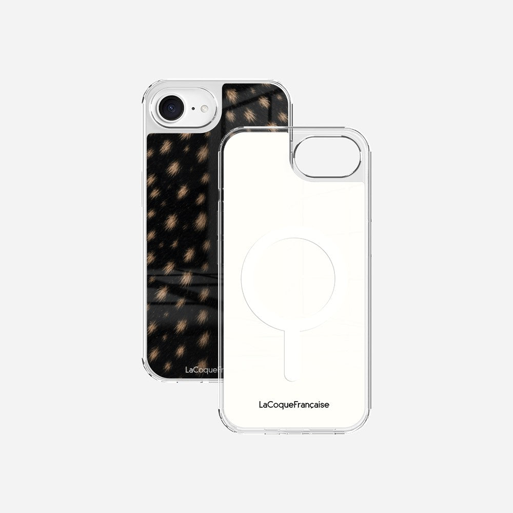 Coque Sans Anneaux Imprimee Tachete Noir