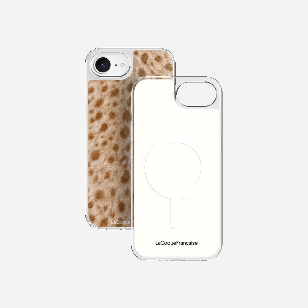 Coque Sans Anneaux Imprimee Tachete Beige