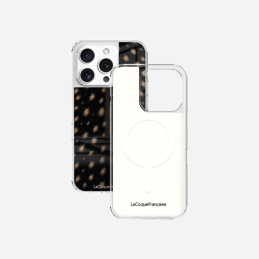 Coque Sans Anneaux Imprimee Tachete Noir