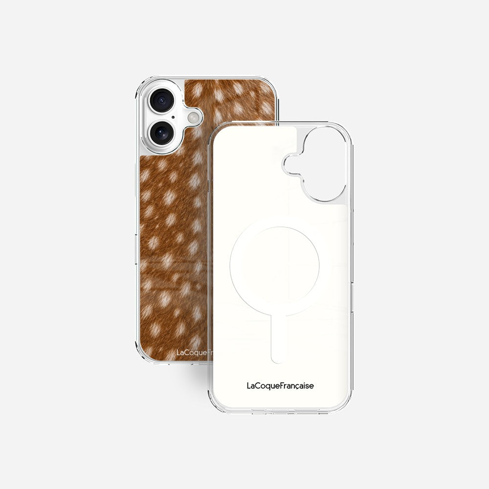 Coque Sans Anneaux Imprimee Tachete Camel