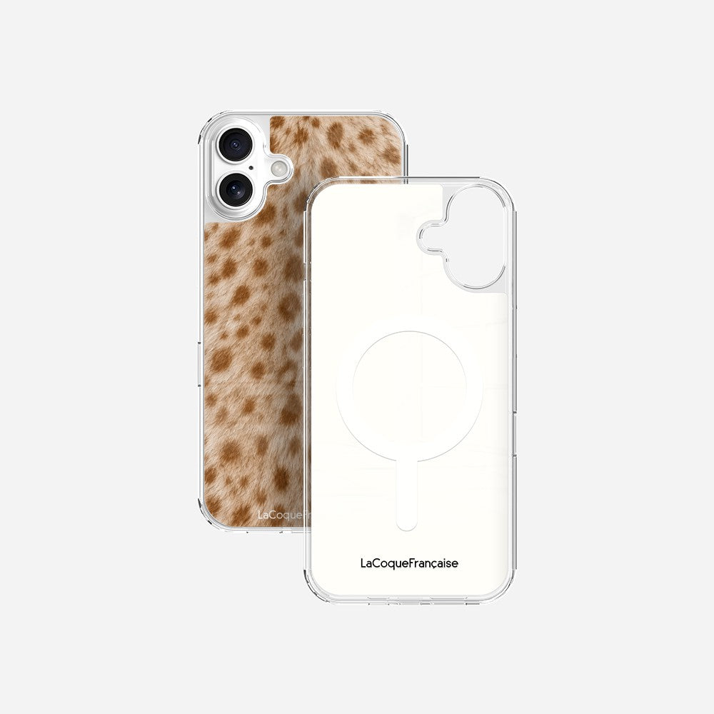 Coque Sans Anneaux Imprimee Tachete Beige