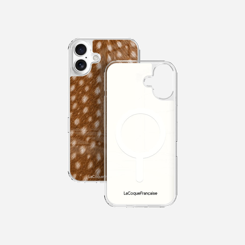 Coque Sans Anneaux Imprimee Tachete Camel