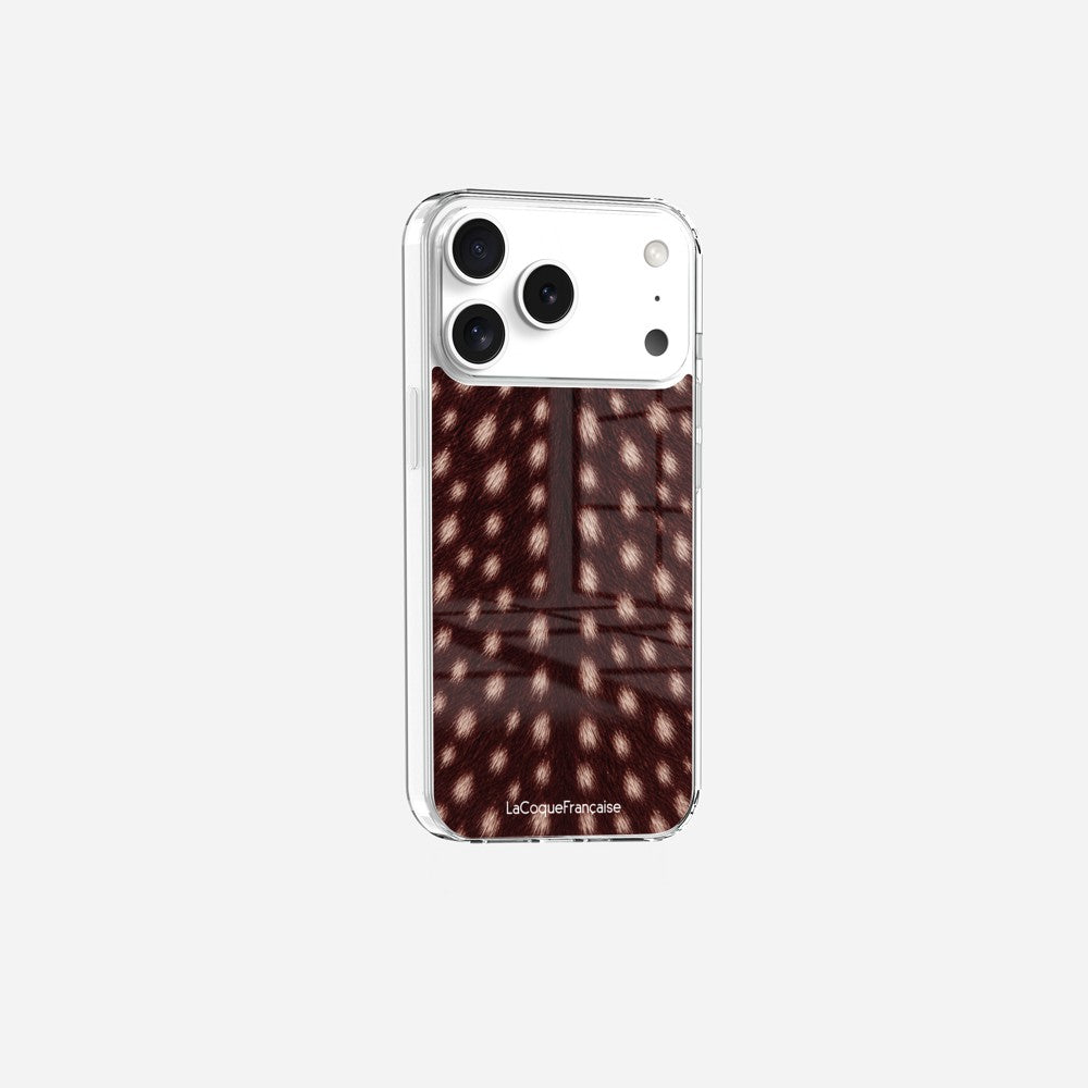 Coque Sans Anneaux Imprimee Tachete Bordeaux