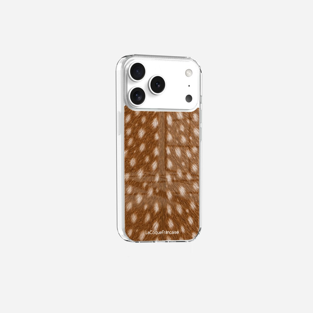 Coque Sans Anneaux Imprimee Tachete Camel