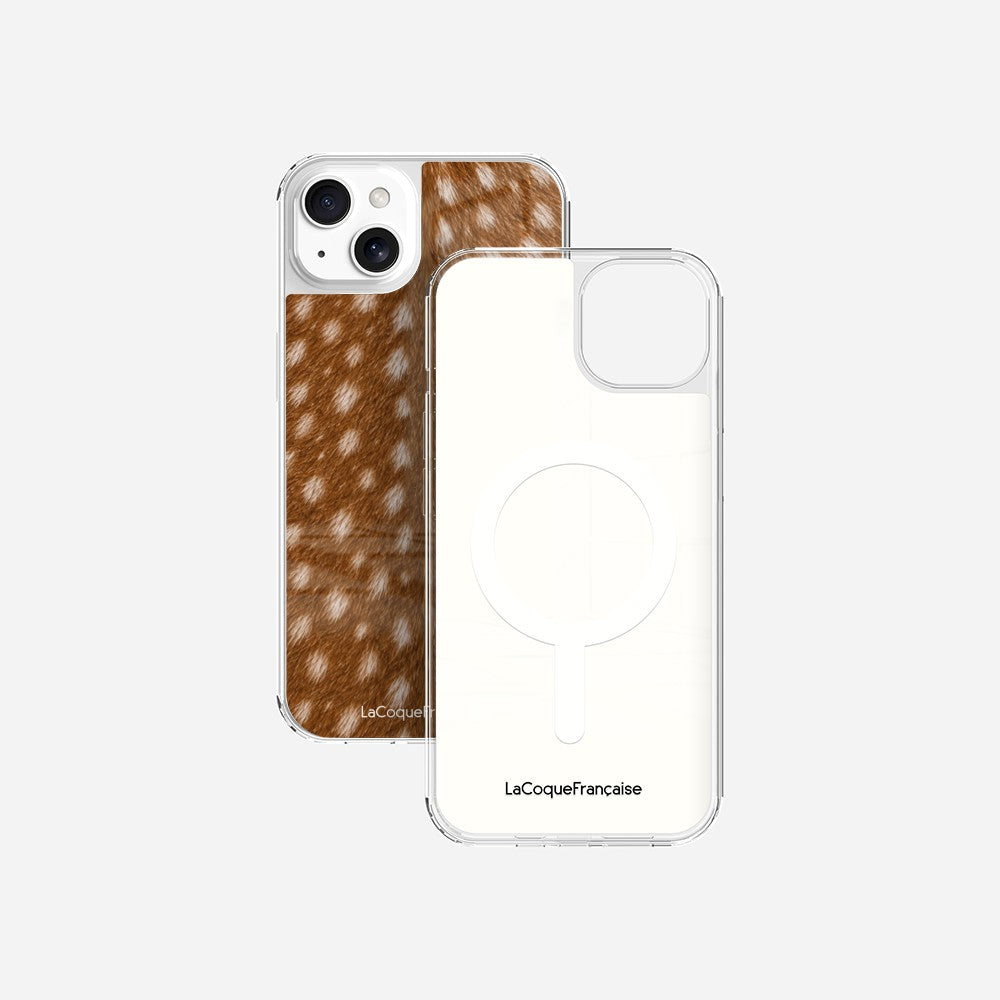 Coque Sans Anneaux Imprimee Tachete Camel