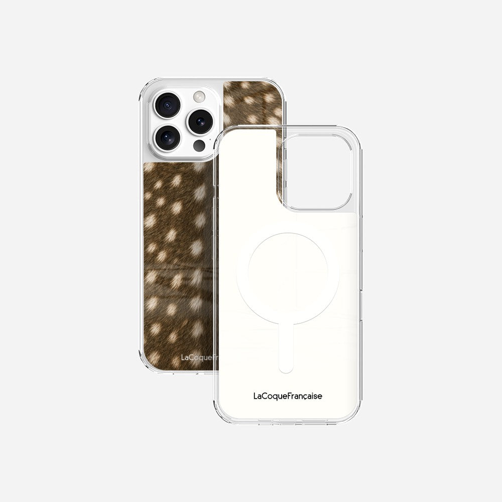 Coque Sans Anneaux Imprimee Tachete Kaki