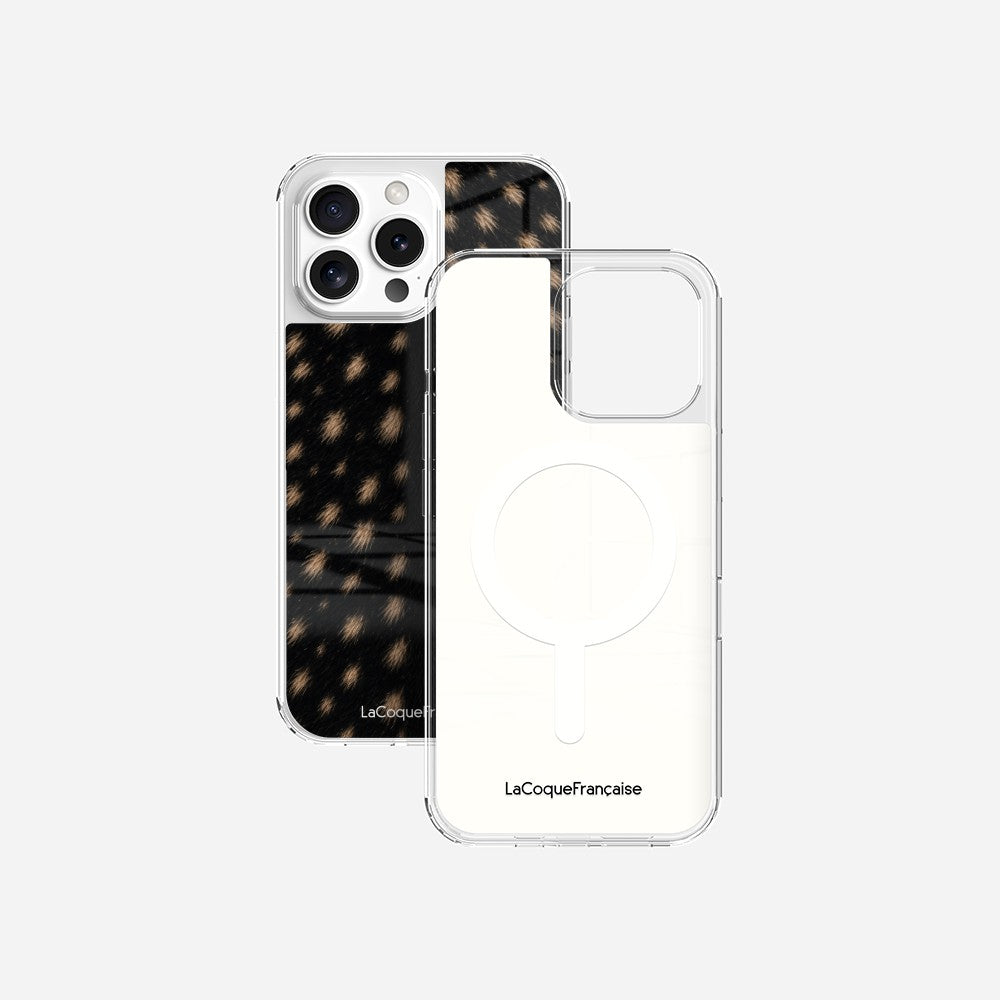 Coque Sans Anneaux Imprimee Tachete Noir