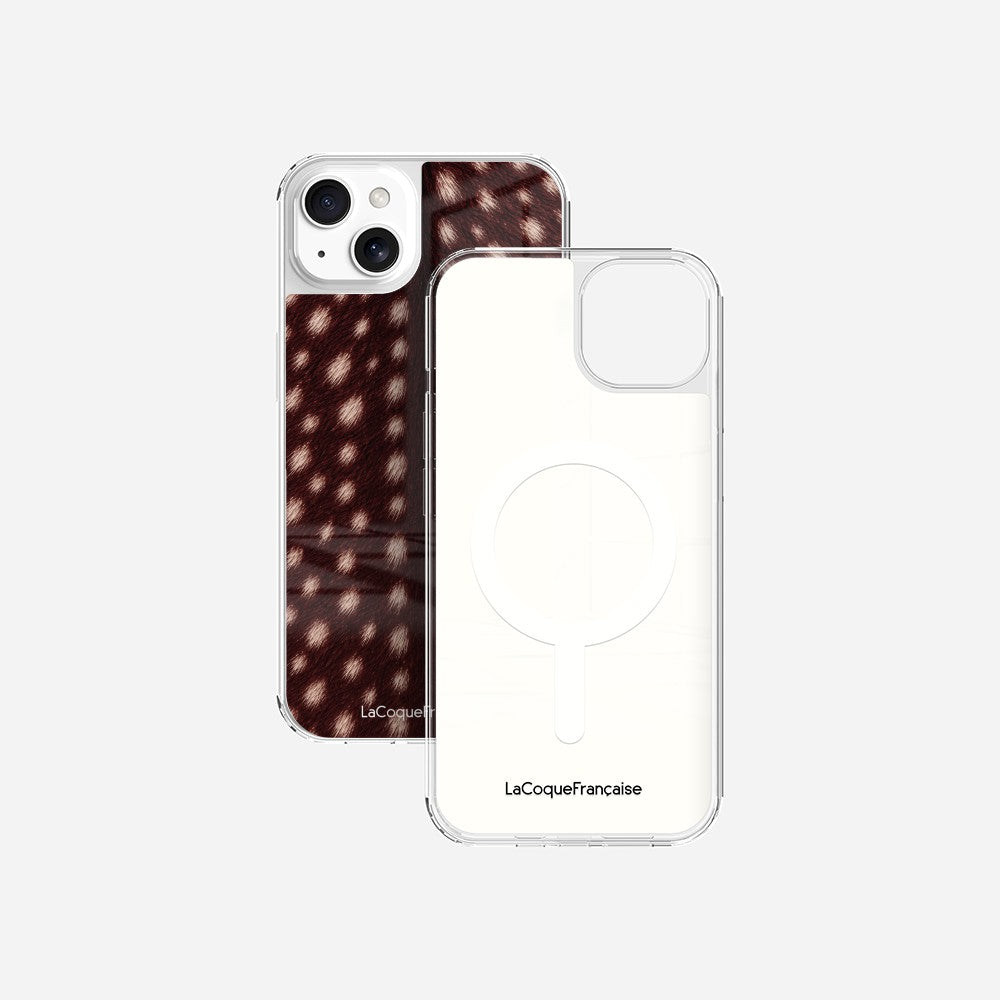 Coque Sans Anneaux Imprimee Tachete Bordeaux