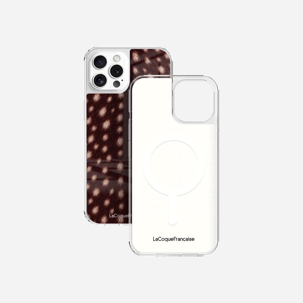 Coque Sans Anneaux Imprimee Tachete Bordeaux