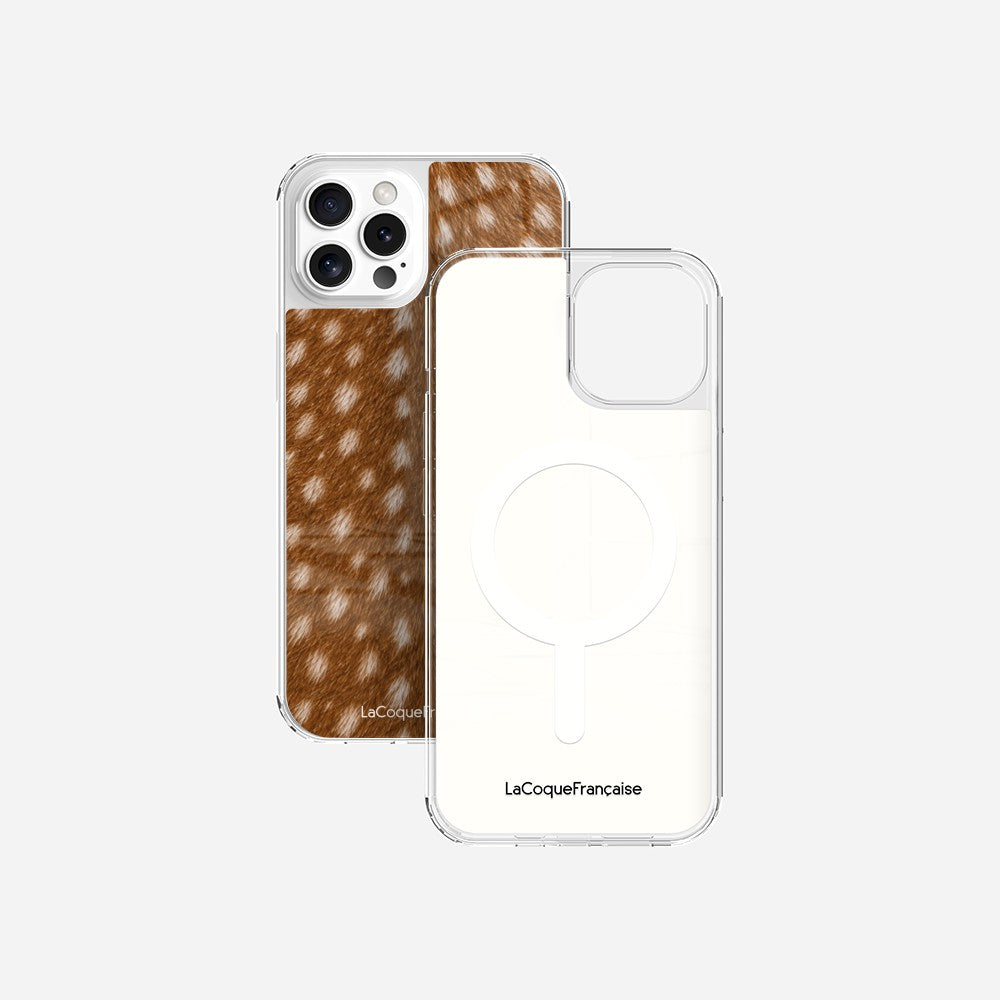 Coque Sans Anneaux Imprimee Tachete Camel