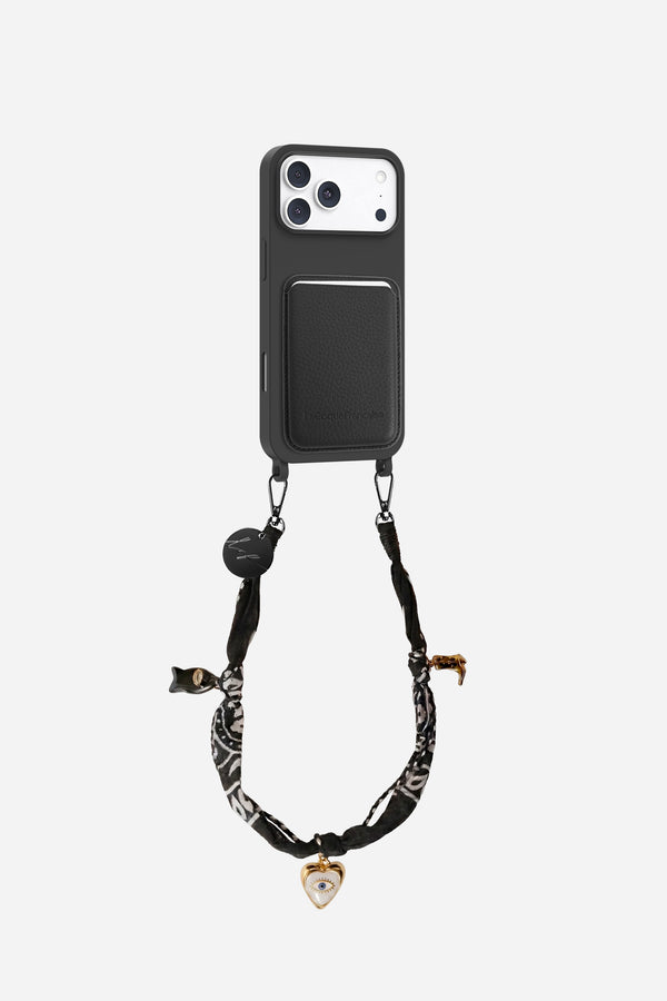 COQUE ANNEAUX + PORTE CARTE + CHAINE COURTE