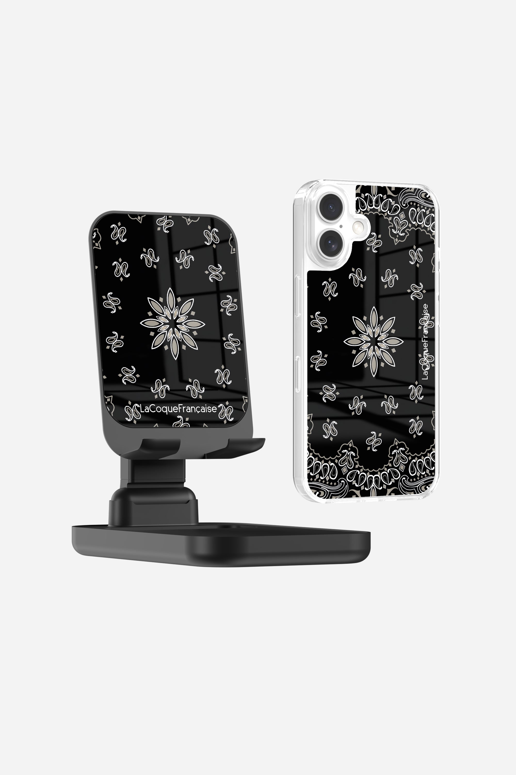 Support Bureau + Coque Sans Anneaux Bandana Noir