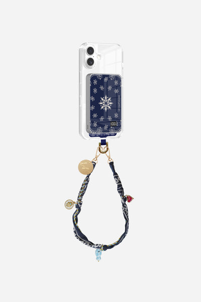 Adaptateur + batterie + chaine courte Bandana Bleu Marine