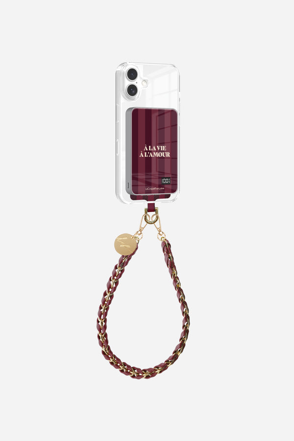 Adaptateur + batterie + chaine courte A la vie A l'amour