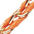 Chaine Longue Lou Orange 120 cm