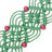 Chaine Longue Eve Vert 120 cm