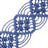 Chaine Longue Eve Bleu 120 cm