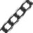 Chaine Longue Sona Noir 120 cm