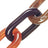 Chaine Longue Tina Bordeaux 120 cm