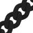 Chaine Courte Gianna Noir 30 cm