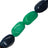 Chaine Courte Daya Vert 40 cm