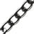 Sona Black Short Chain 40 cm