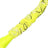 Chaine Courte Della Jaune 40 cm
