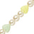Chaine Longue Isa Blanc 100 cm