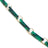 Bijoux Chaine De Lunettes Nahara Vert 72 cm