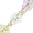 Chaine Courte Cassy Fleurs Pastelle 40 cm