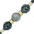 Chaine Courte Iris Noir 40 cm