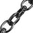 Chaine Longue Aya Noir 120 cm