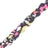 Chaine Longue Elia Noir 120 cm