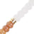 Chaine Longue Joy Blanc 120 cm