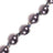 Chaine Longue Leona Noir 120 cm