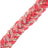 Chaine Longue Vanessa Corail 120 cm