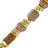 Chaine Longue Jeanne Marron 120 cm
