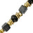 Chaine Longue Jeanne Noir 120 cm