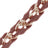 Chaine Longue Lou Bordeaux 120 cm
