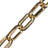 Chaine Longue Petra Dore 120 cm
