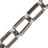 Chaine Longue Petra Noir 120 cm