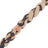 Chaine Longue Elia Marron 120 cm
